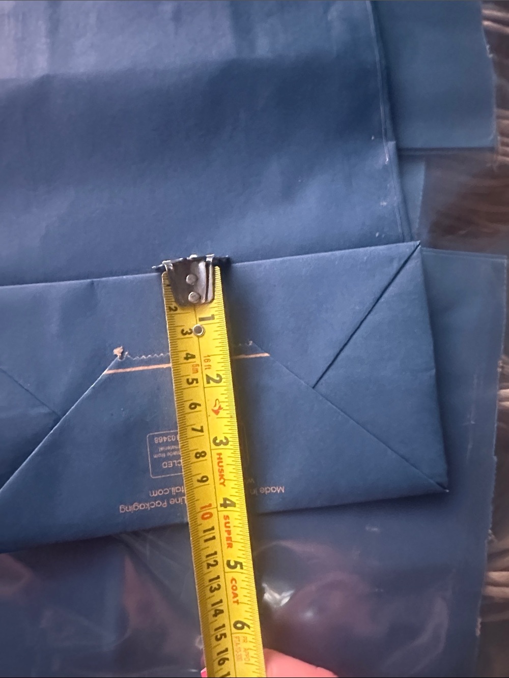Navy Blue Kraft Paper Gift Bags with Natural Handle - 80 qty. - Picture 8 of 8
